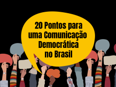 Live no YouTube lançará plataforma eleitoral do FNDC pelo direito à comunicação e soberania digital